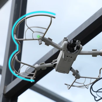 DJI Mini 3 Drone Pervane Guard Hızlı Bırakma Kürek Bıçakları Koruyucu Halka Kanatları Fanlar Kalabalıklık Önleme Koruyucu Aksesuarları - Görüntü 2  