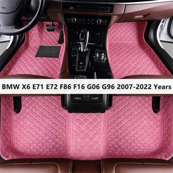 Özel Araba Paspaslar BMW X6 E71 E72 F16 F86 G06 G96 2007-2022 Yıl Ayak Coche Aksesuarları Oto - Görüntü 1  