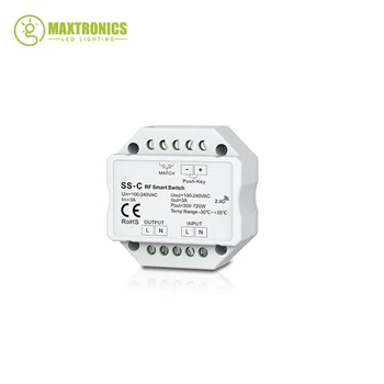 AC100-240V RF akıllı anahtar SS-C Max3A AC triyak / röle çıkışı, tek renk/geleneksel akkor/halojen LED ışıkları değiştirmek için - Görüntü 2  