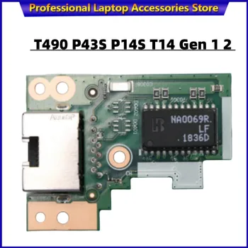 NS-B903 Orijinal Lenovo ThinkPad T490 P43S T14 Gen 1 P14S Gen 1 T14 Gen 2 P14s Gen 2 LAN Ethernet Kartı Ağ Jakı 02HK993 - Görüntü 2  