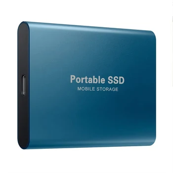 1/3/4 ADET Taşınabilir SSD 1TB Yüksek hızlı Mobil Katı Hal Sürücü 500GB Harici Depolama Decives Tip-C USB 3.1 Arayüzü - Görüntü 2  