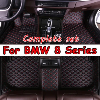 Araba Paspaslar BMW 8 Serisi Gran Coupe G16 2019 2020 2021 2022 2023 4 Kapı Su Geçirmez Araba Aksesuarları İç parça - Görüntü 1  