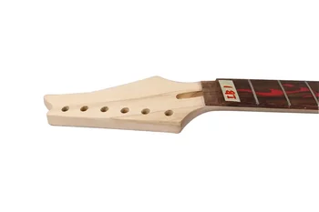 Yinfente Akçaağaç Gitar Boyun 25.5 inç 22 fret Gülağacı klavye Güzel Kakma Cıvata - Görüntü 2  