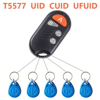 1 Adet RFID Çoklu Anahtar Fob 5 in 1 EM4305 T5577 Yeniden Yazılabilir KİMLİK Etiketi Kartı 1K S50 UID Değiştirilebilir CUID UFUID IC 13.56 MHz Kopya Klon - Görüntü 1  
