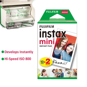 Fujifilm Instax Mini Film Beyaz 10 20 40 60 80 100 Levhalar FUJİ Anında fotoğraf kamerası Mini 12/11 Mini 9 8 7 70 90 Film Kamera - Görüntü 2  