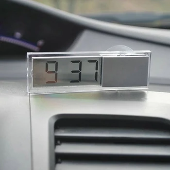 LCD dijital ekran Elektronik Saat Enayi İle Tüm Arabalar için LED Kapalı Açık Ev Pencere Ölçer - Görüntü 1  