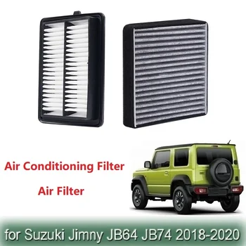 Iç Yedek Suzuki Jimny İçin JB64 JB74 2022-2018 Araba Hava Filtresi Klima Filtresi Aktif Karbon Parçacıkları - Görüntü 2  