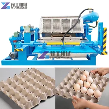 Kağıt Karton Geri Dönüşüm Küçük İşletme Yumurta Tepsisi Yapma Makinesi Üreticisi - Görüntü 2  