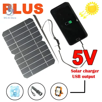 10W Taşınabilir GÜNEŞ PANELI DIY 5V pil hücresi güneş enerjisi şarj cihazı Modülü Enerji Açık Yürüyüş Balıkçılık El Feneri Plaka Cep Telefonu için - Görüntü 2  