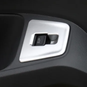 Araba Gövde Anahtarı dekorasyon çıkartmaları Kuyruk Kapı Düğmesi Pullu Çerçeve Volkswagen Tiguan İçin mk2 2017 2018 2019 İç Aksesuarları - Görüntü 2  