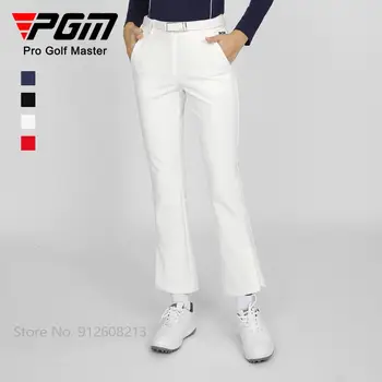PGM Bayanlar Ince Golf Alevlendi Pantolon Kadın Elastik Ayak Bileği Uzunluğu Pantolon Kadın Rüzgar Geçirmez Sweatpants Nefes Yumuşak Dipleri - Görüntü 2  