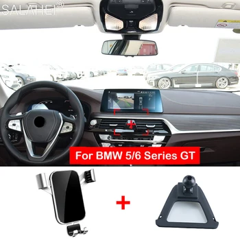 Araba cep telefonu tutacağı BMW 5/6 Serisi GT İçin Hava Firar Dağı Dashboard Cep Standı GPS Araba İç Aksesuarları telefon braketi - Görüntü 1  