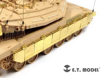 ET Modeli E35-098 1/35 İsrail Merkava Mk.AKADEMİ 13227 için IV Tank LIC Yan Etekler - Görüntü 2  