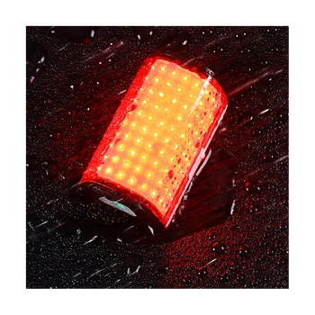 Bisiklet Kuyruk İşık USB Şarj Edilebilir açık hava Led Gece Lambası Koşu İşık Dağ Bisikleti yol aydınlatma ekipmanları - Görüntü 2  