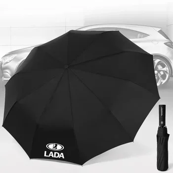 Araba Otomatik Katlanır Rüzgar Geçirmez Güneşlik Şemsiye LADA Samara Kalina Largus Priora Vesta XCODE Niva Granta XRAY Aksesuarları - Görüntü 1  