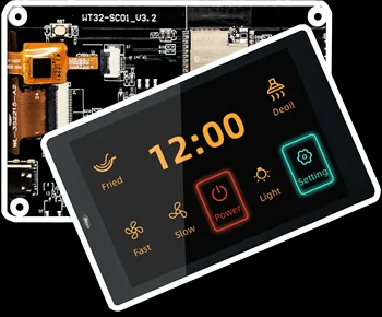 1 ADET WT32-SC01 ESP32 Geliştirme Kurulu ESP32-WROVER-B 3.5 İnç RGB Çoklu Dokunmatik LCD Ekran Dahili Bluetooth Wifi Modülü - Görüntü 2  