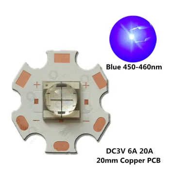 1 adet 20W 3V6V12V yerine Cree XHP70. 2 XHP50. 2 Diyot Verici Soğuk Sıcak Beyaz Mavi El Feneri lamOn Bakır Kurulu Aksesuarı - Görüntü 2  