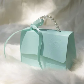 Moda Baskı Çiçek şeker kutusu Mini Ambalaj Çanta Kağıt Kutusu Hediye Kutuları İçin Küçük hediye keseleri Düğün İyilik Parti Dekor - Görüntü 2  