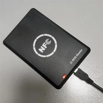 RFID Fotokopi Teksir Keyfob NFC Akıllı kart okuyucu Yazar 13.56 MHz Şifreli Programcı USB UID EM4305 Kart Etiketi Kopya - Görüntü 2  