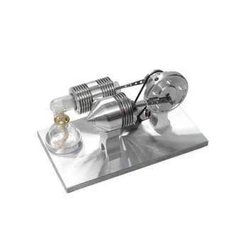 Stirling Dengeli Motor Modeli Oyuncak Başlayabilirsiniz Yakıt Mini Metal Monte Oyuncak Fizik Deneysel Eğitim Yardımları - Görüntü 1  