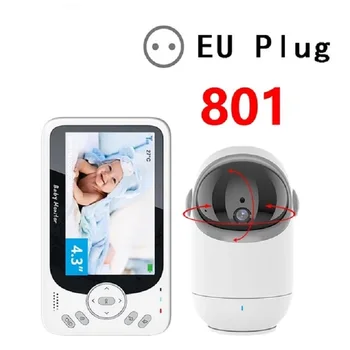 4.3 in Hiçbir Wifi bebek izleme monitörü Pan Tilt Güvenlik Kamera Dadı Çocuk Bakıcısı 2Way Ses Otomatik gece görüşlü bebek kamerası Monitör Bebek Şeyler - Görüntü 1  