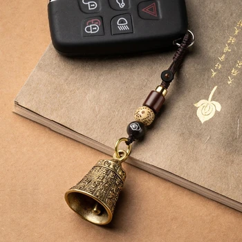 Q9QD Anahtarlık Kolye Anahtarlık Kanca Anahtarlık Kazınmış Kutsal Sutra Takı Çanta Sırt Çantası Dekor doğum günü hediyesi - Görüntü 2  