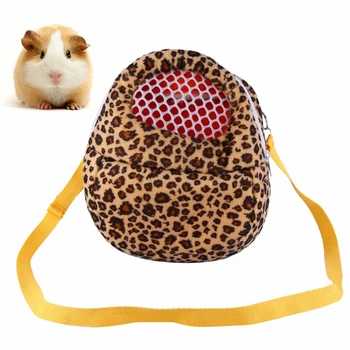 2019 Moda Yaratıcı Küçük evcil hayvan seyahat sırt çantası evcil hayvan taşıyıcı Leopar Baskı evcil hayvan seyahat taşıyıcısı Evcil Hayvan Taşıma Çantası Hamster Sincap - Görüntü 1  