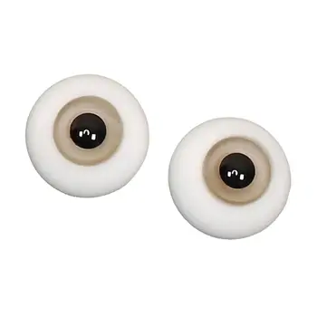 1 Çift 8mm Cam Güvenlik Gözler Plastik Gözler Bebek Bebek DIY - Görüntü 2  