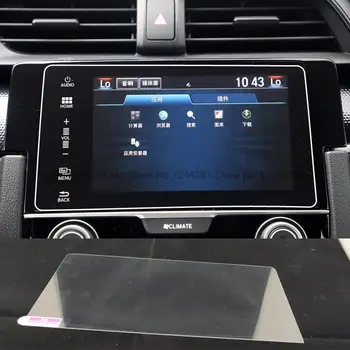 Temperli cam ekran koruyucu Honda civic 2016-2020 İçin GPS navigasyon Merkezi Kontrol LCD Ekran Koruyucu Film - Görüntü 1  