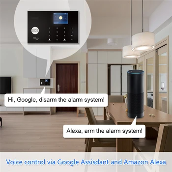 CPVAN Tuya Akıllı WİFİ gsm ev alarmı Sistemi Alexa İle Çalışır Ev hırsız güvenlik koruması hareket dedektörü Kapı Pencere Sensörü - Görüntü 2  