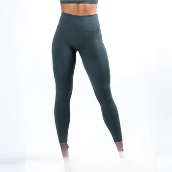 Nokta Yeni Seksi Şeftali Kalça Yoga Pantolon Dikişsiz Sıkı spor pantolon Yüksek Bel Kalça Kaldırma fitness pantolonları Kadın - Görüntü 2  