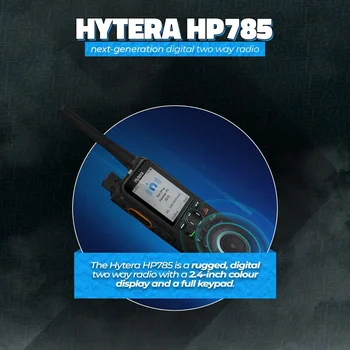 HP785 patlamaya dayanıklı iki yönlü telsiz telsiz şifreli iki yönlü Hytera'nın el telsizi güvenlik görevlileri için - Görüntü 2  
