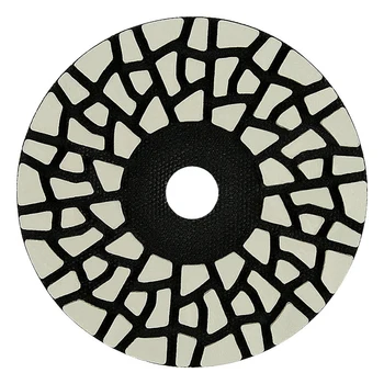 Aksesuarları Parlatma Pedleri Taşlama Diskleri Kuvars zımpara taşı Terrazzo 4 İnç 4 Adım Elmas Kuru Granit İçin - Görüntü 1  
