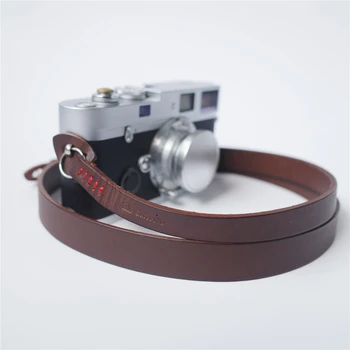 Deri dijital kamera Askısı Ayarlanabilir omuz Askısı Leica SLR DSLR Kamera Lens Kemer Kamera Bileklik - Görüntü 2  
