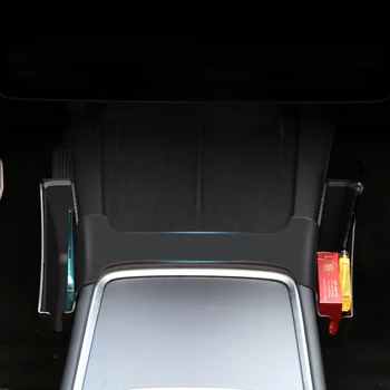 Tesla Modeli Y / 3 Merkezi Kontrol saklama kutusu Her İki Tarafta kaymaz Yan Organizatör Araba İç Modifikasyon Aksesuarları - Görüntü 2  