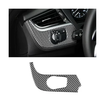 BMW için Z4 E89 2009-2016 Karbon Fiber Far Anahtarı Çerçeve Paneli Kapak Trim dekorasyon çıkartması Aksesuarları - Görüntü 2  