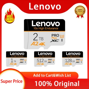 Lenovo Hafıza Kartı 2TB 1TB 512GB 256GB Mini SD / TF Kartları Yüksek Hızlı Mikro Sınıf 10 64GB 128GB 512GB Extreme Pro Flash Ekran Kartı - Görüntü 1  