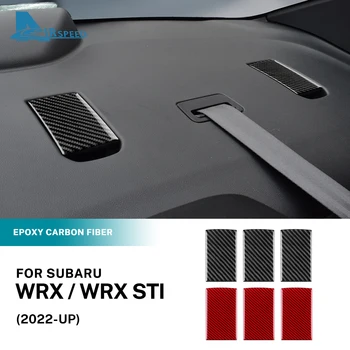 Gerçek Yumuşak Karbon Fiber Sticker Subaru WRX / WRX STI 2022 2023 Gerçek Çocuk Koltuğu Kanca Plaka Dekorasyon Trim İç Aksesuarları - Görüntü 1  