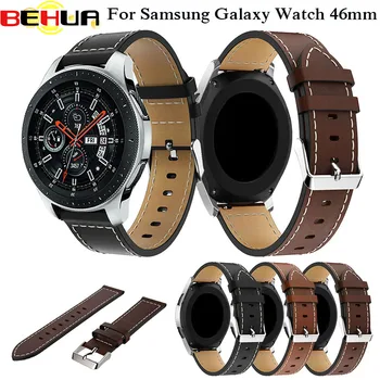 20mm / 22mm Kayış Samsung Galaxy İzle 42mm/46mm 3 41mm / 45mm Hakiki Deri Band Watchband Samsung Dişli S3 / S2 Correa - Görüntü 1  