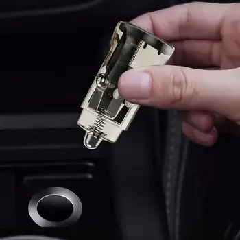 Usb araba şarjı Şeffaf Sigara çakmak adaptörü USB şarj aleti Çift Bağlantı Noktalı USB PD Çift bağlantı noktalı Hızlı araba şarjı Cep Telefonu USB - Görüntü 2  