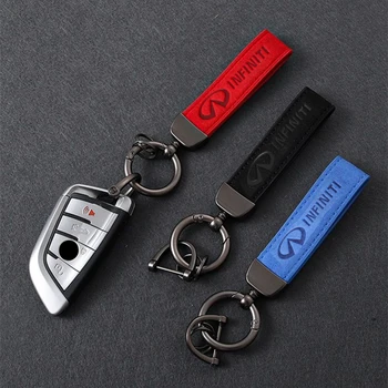 Deri Araba Anahtarlıkları Anahtarlık anahtarlıklar Infiniti G20 G35 G37 FX35 Q30 Q50 Q60 Q70 QX50 QX60 QX70 QX80 Aksesuarları - Görüntü 2  