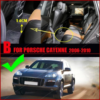 Porsche Cayenne İçin özel Karbon Fiber tarzı Paspaslar (Yüksek Maç) 2006-2010 07 08 09 Ayak Halı Oto İç Aksesuarları - Görüntü 2  
