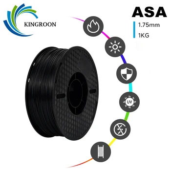 KINGROON 3D Yazıcı Filament ASA Hava ve Kimyasal Dayanıklı Süper Sert Mühendislik Baskı Plastik Yerine ABS Yükseltme - Görüntü 1  